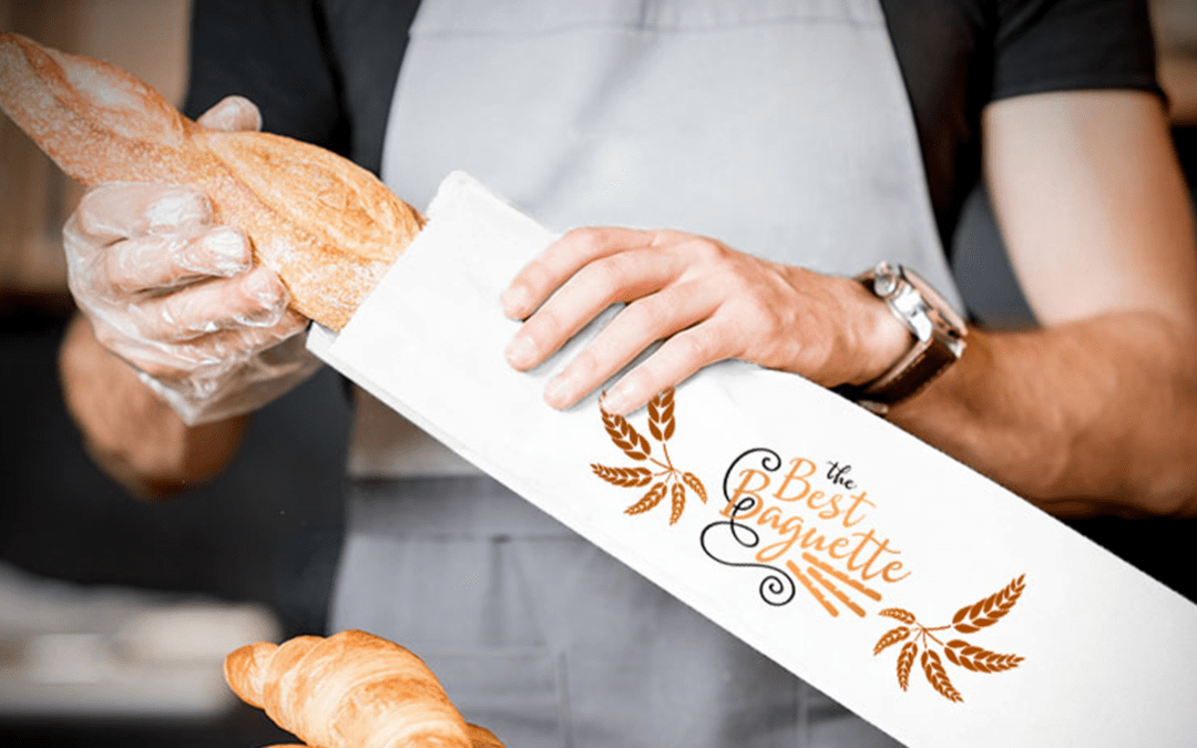 Sacs à pain et sets de table publicitaires